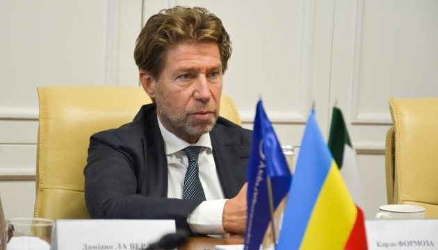 Посол Італії в Україні - про масовану атаку на Київ: Ми засуджуємо агресію Москви Посол Італії в Україні - про масовану атаку на Київ: Ми засуджуємо агресію Москви