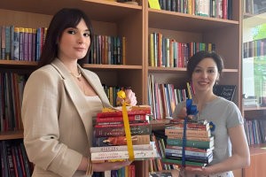 Українська книжкова поличка у Вільнюсі поповнилася новими виданнями