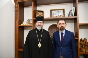 Точицький обговорив із главою УГКЦ партнерство церкви й держави під час війни